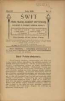 Świt. R. 3, 1910, nr 2