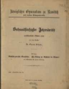 Jahresbericht Königliches Gymnasium zu Rawitsch mit Realem Ersatzunterricht : veröffentlicht Ostern...56.1909 (1909)