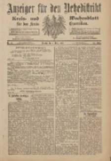 Anzeiger für den Netzedistrikt Kreis- und Wochenblatt für den Kreis Czarnikau 1901.03.05 Jg.49 Nr27