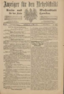Anzeiger für den Netzedistrikt Kreis- und Wochenblatt für den Kreis Czarnikau 1901.03.16 Jg.49 Nr32
