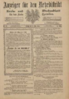 Anzeiger für den Netzedistrikt Kreis- und Wochenblatt für den Kreis Czarnikau 1901.03.19 Jg.49 Nr33