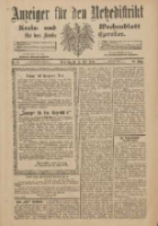 Anzeiger für den Netzedistrikt Kreis- und Wochenblatt für den Kreis Czarnikau 1901.03.21 Jg.49 Nr34