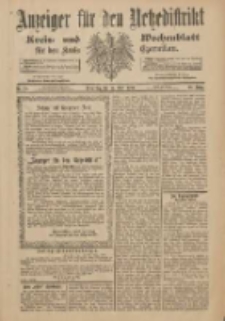 Anzeiger für den Netzedistrikt Kreis- und Wochenblatt für den Kreis Czarnikau 1901.03.21 Jg.49 Nr34