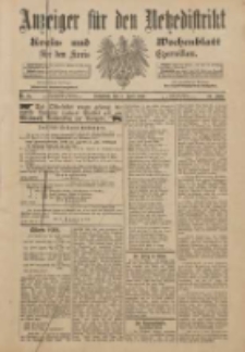 Anzeiger für den Netzedistrikt Kreis- und Wochenblatt für den Kreis Czarnikau 1901.04.06 Jg.49 Nr41