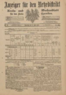 Anzeiger für den Netzedistrikt Kreis- und Wochenblatt für den Kreis Czarnikau 1901.04.11 Jg.49 Nr42