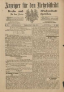 Anzeiger für den Netzedistrikt Kreis- und Wochenblatt für den Kreis Czarnikau 1901.04.13 Jg.49 Nr43