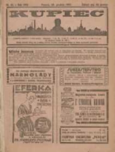 Kupiec Gwiazdkowy Tygodnik: najstarszy i największy tygodnik kupiecko- przemysłowy w Polsce; centralny organ organizacyj kupieckich zachodniej Polski 1923.12.28 R.17 Nr51