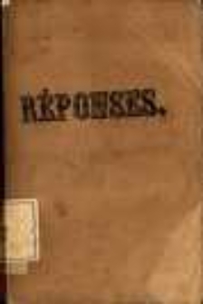 Réponses courtes et familières aux objections les plus populaires contre la religion / par l'abbé de Ségur.