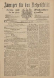 Anzeiger für den Netzedistrikt Kreis- und Wochenblatt für den Kreis Czarnikau 1901.04.20 Jg.49 Nr46