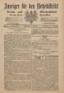 Anzeiger für den Netzedistrikt Kreis- und Wochenblatt für den Kreis Czarnikau 1901.04.25 Jg.49 Nr48