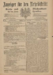 Anzeiger für den Netzedistrikt Kreis- und Wochenblatt für den Kreis Czarnikau 1901.04.27 Jg.49 Nr49