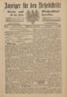 Anzeiger für den Netzedistrikt Kreis- und Wochenblatt für den Kreis Czarnikau 1901.04.30 Jg.49 Nr50