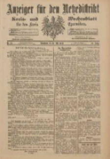 Anzeiger für den Netzedistrikt Kreis- und Wochenblatt für den Kreis Czarnikau 1901.05.11 Jg.49 Nr55