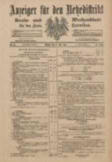 Anzeiger für den Netzedistrikt Kreis- und Wochenblatt für den Kreis Czarnikau 1901.05.13 Jg.49 Nr56