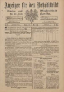 Anzeiger für den Netzedistrikt Kreis- und Wochenblatt für den Kreis Czarnikau 1901.05.25 Jg.49 Nr60