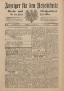 Anzeiger für den Netzedistrikt Kreis- und Wochenblatt für den Kreis Czarnikau 1901.06.01 Jg.49 Nr62