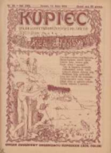 Kupiec Tygodnik: najstarszy i największy tygodnik kupiecko- przemysłowy w Polsce; centralny organ organizacyj kupieckich zachodniej Polsk 1924.07.22 R.18 Nr29