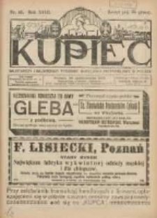 Kupiec Tygodnik: najstarszy i największy tygodnik kupiecko- przemysłowy w Polsce 1924.10.30 R.18 Nr43
