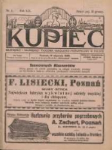 Kupiec Tygodnik: najstarszy i największy tygodnik kupiecko- przemysłowy w Polsce 1925.01.14 R.19 Nr2