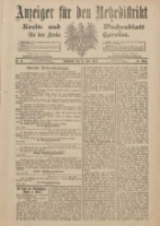 Anzeiger für den Netzedistrikt Kreis- und Wochenblatt für den Kreis Czarnikau 1901.06.22 Jg.49 Nr71