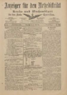 Anzeiger für den Netzedistrikt Kreis- und Wochenblatt für den Kreis Czarnikau 1901.07.18 Jg.49 Nr82