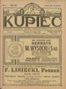 Kupiec Tygodnik: najstarszy i największy tygodnik kupiecko- przemysłowy w Polsce 1925.02.18 R.19 Nr7