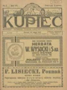 Kupiec Tygodnik: najstarszy i największy tygodnik kupiecko- przemysłowy w Polsce 1925.02.25 R.19 Nr8