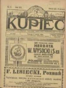 Kupiec Tygodnik: najstarszy i największy tygodnik kupiecko- przemysłowy w Polsce 1925.03.04 R.19 Nr9
