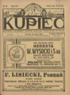 Kupiec Tygodnik: najstarszy i największy tygodnik kupiecko- przemysłowy w Polsce 1925.03.18 R.19 Nr11