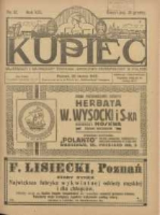 Kupiec Tygodnik: najstarszy i największy tygodnik kupiecko- przemysłowy w Polsce 1925.03.25 R.19 Nr12