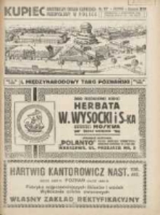 Kupiec Tygodnik: najstarszy i największy tygodnik kupiecko- przemysłowy w Polsce; I Międzynarodowy Targ Poznański 1925.05.01 R.19 Nr17