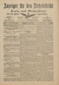 Anzeiger für den Netzedistrikt Kreis- und Wochenblatt für den Kreis Czarnikau 1901.07.30 Jg.49 Nr87