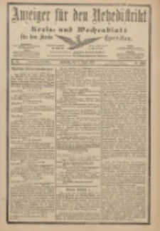 Anzeiger für den Netzedistrikt Kreis- und Wochenblatt für den Kreis Czarnikau 1901.08.08 Jg.49 Nr92