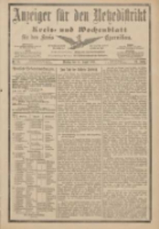 Anzeiger für den Netzedistrikt Kreis- und Wochenblatt für den Kreis Czarnikau 1901.08.13 Jg.49 Nr94