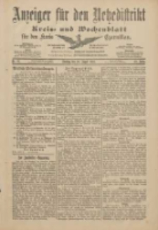 Anzeiger für den Netzedistrikt Kreis- und Wochenblatt für den Kreis Czarnikau 1901.08.20 Jg.49 Nr97