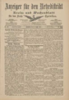 Anzeiger für den Netzedistrikt Kreis- und Wochenblatt für den Kreis Czarnikau 1901.08.31 Jg.49 Nr102