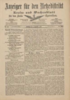Anzeiger für den Netzedistrikt Kreis- und Wochenblatt für den Kreis Czarnikau 1901.09.03 Jg.49 Nr103