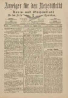 Anzeiger für den Netzedistrikt Kreis- und Wochenblatt für den Kreis Czarnikau 1901.09.07 Jg.49 Nr105