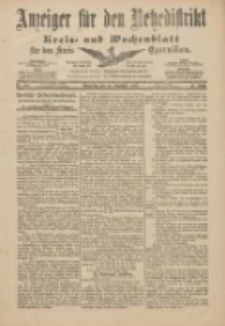 Anzeiger für den Netzedistrikt Kreis- und Wochenblatt für den Kreis Czarnikau 1901.09.19 Jg.49 Nr110