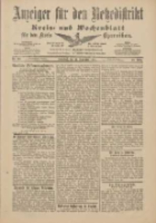 Anzeiger für den Netzedistrikt Kreis- und Wochenblatt für den Kreis Czarnikau 1901.09.21 Jg.49 Nr111
