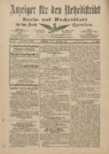 Anzeiger für den Netzedistrikt Kreis- und Wochenblatt für den Kreis Czarnikau 1901.09.28 Jg.49 Nr114