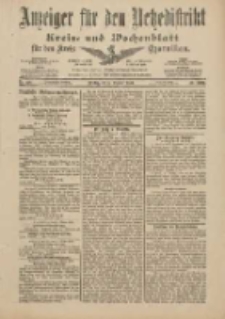 Anzeiger für den Netzedistrikt Kreis- und Wochenblatt für den Kreis Czarnikau 1901.10.08 Jg.49 Nr118