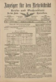 Anzeiger für den Netzedistrikt Kreis- und Wochenblatt für den Kreis Czarnikau 1901.10.31 Jg.49 Nr128