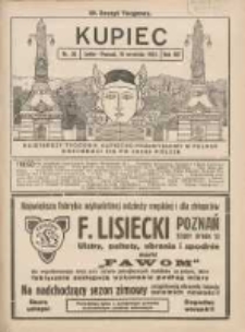 Kupiec Tygodnik: najstarszy tygodnik kupiecko- przemysłowy w Polsce; V Targi Wschodnie. Trzeci Zeszyt Targowy 1925.09.16 R.19 Nr36