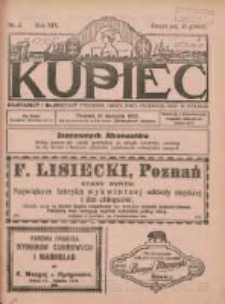 Kupiec Tygodnik: najstarszy i największy tygodnik kupiecko- przemysłowy w Polsce 1925.01.21 R.19 Nr3