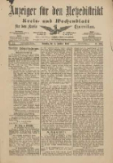 Anzeiger für den Netzedistrikt Kreis- und Wochenblatt für den Kreis Czarnikau 1901.11.14 Jg.49 Nr134