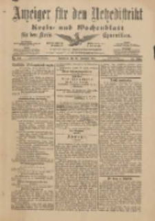 Anzeiger für den Netzedistrikt Kreis- und Wochenblatt für den Kreis Czarnikau 1901.11.30 Jg.49 Nr140