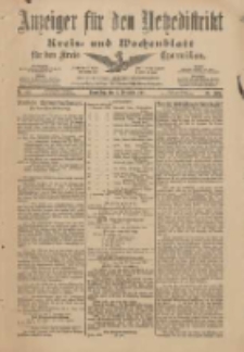 Anzeiger für den Netzedistrikt Kreis- und Wochenblatt für den Kreis Czarnikau 1901.12.03 Jg.49 Nr141