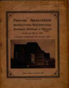 Pierwsze Sprawozdanie Dyrekcji Państwowego Humanistycznego Gimnazjum Żeńskiego w Ostrowie (Wlkp.) za lata od 1920 do 1929 : ze szczególnym uwzględnieniem roku szkolnego 1928/29.