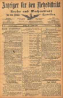 Anzeiger für den Netzedistrikt Kreis- und Wochenblatt für den Kreis Czarnikau 1902.01.07 Jg.50 Nr2